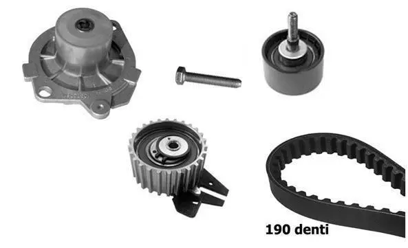 Water Pump & Timing Belt Kit (KBU5013A)