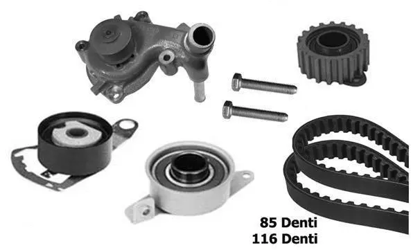 Water Pump & Timing Belt Kit (KBU6005A)