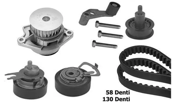 Water Pump & Timing Belt Kit (KBU8710A)
