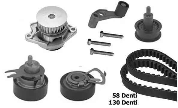 Water Pump & Timing Belt Kit (KBU8710B)