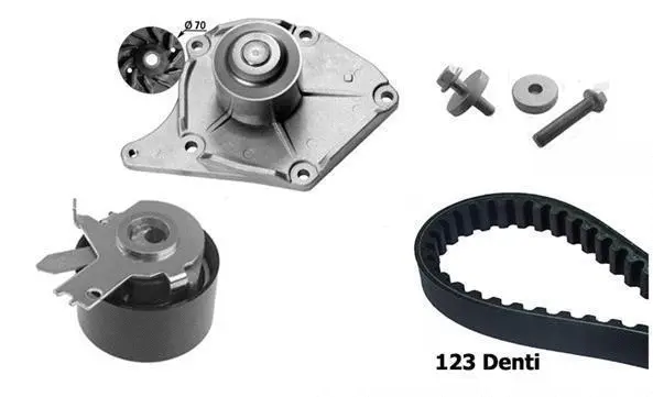 Water Pump & Timing Belt Kit (KBU10011A)