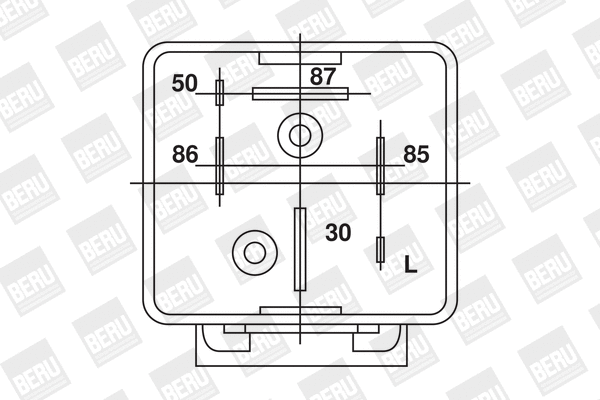 Relay, glow plug system (GR064)