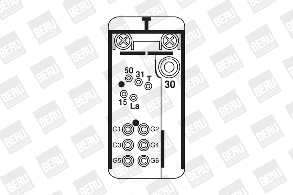 Relay, glow plug system