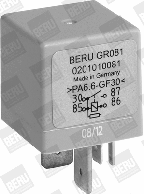 Relay, glow plug system