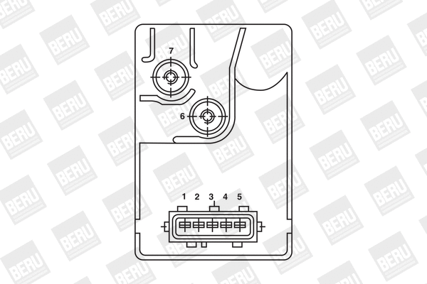 Relay, glow plug system