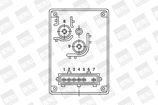 Relay, glow plug system