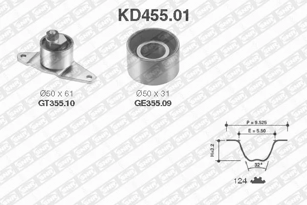 Timing Belt Kit (KD455.01)