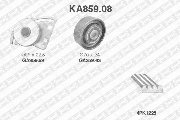 V-Ribbed Belt Set (KA859.08)