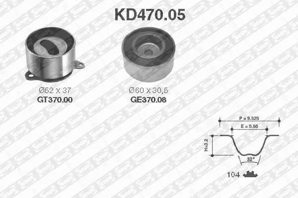 Timing Belt Kit (KD470.05)