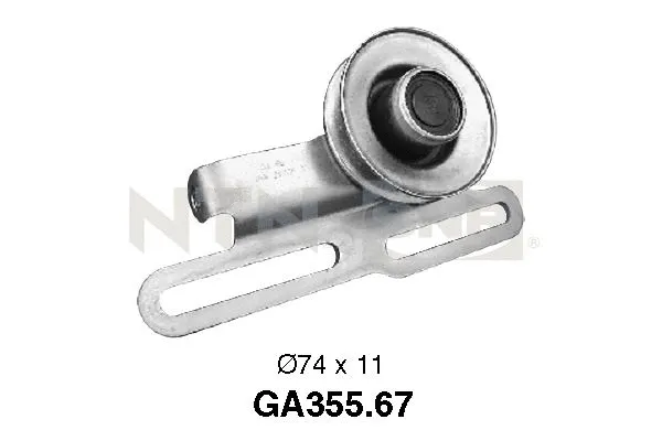Tensioner Pulley, V-ribbed belt (GA355.67)