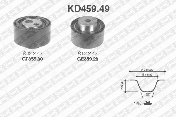 Timing Belt Kit (KD459.49)