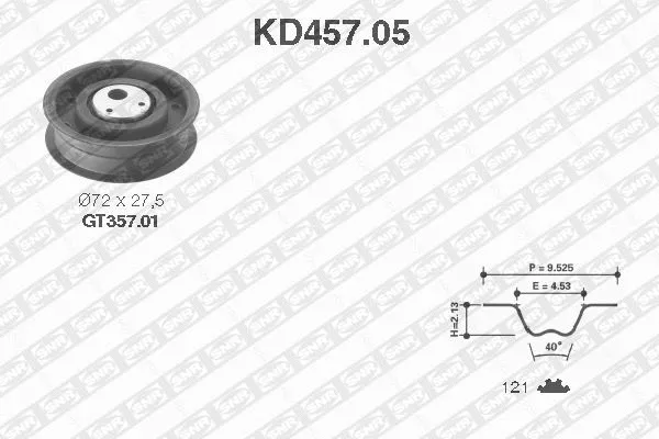 Timing Belt Kit (KD457.05)