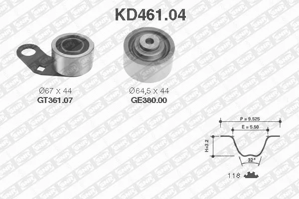 Timing Belt Kit (KD461.04)