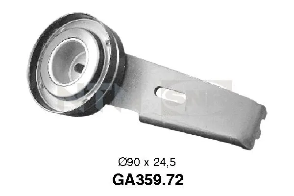 Tensioner Pulley, V-ribbed belt (GA359.72)