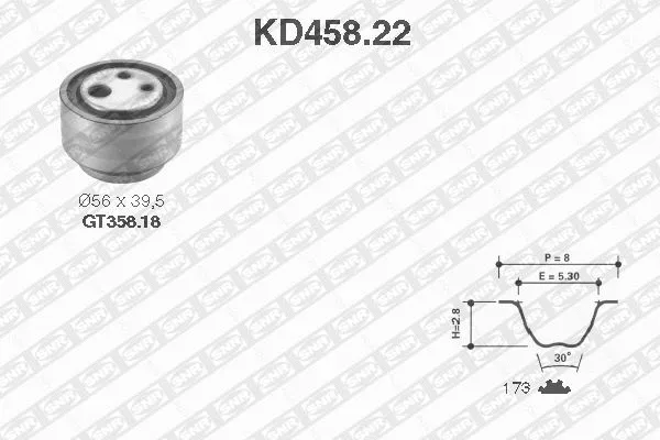 Timing Belt Kit (KD458.22)