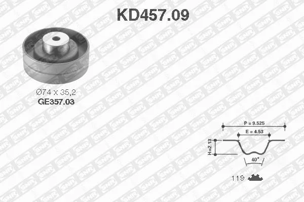 Timing Belt Kit (KD457.09)