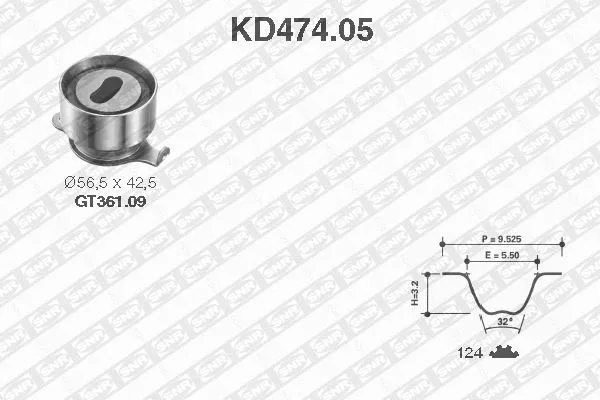 Timing Belt Kit (KD474.05)