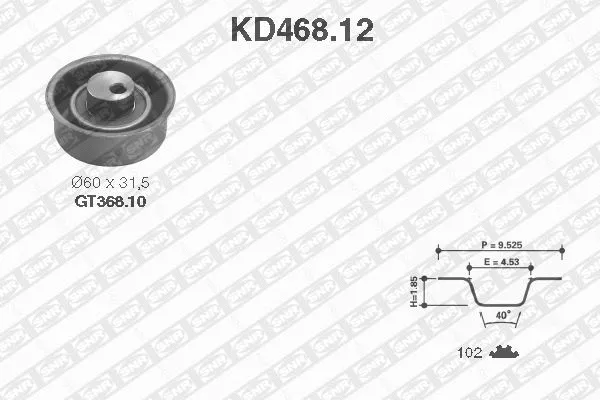 Timing Belt Kit (KD468.12)
