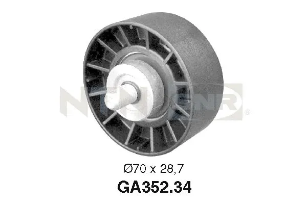 Deflection/Guide Pulley, V-ribbed belt (GA352.34)