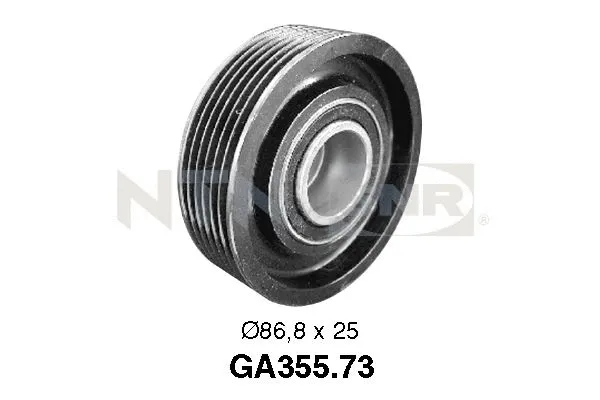 Deflection/Guide Pulley, V-ribbed belt (GA355.73)