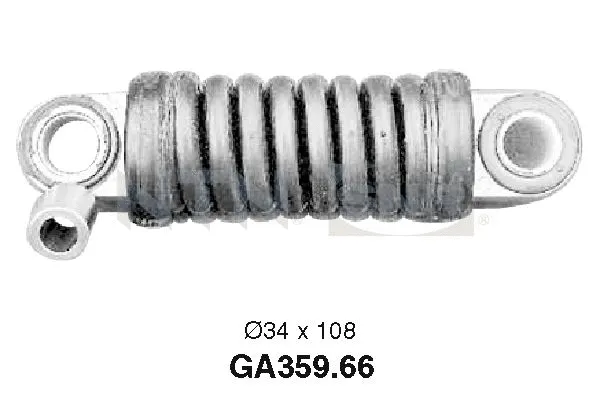 Tensioner Pulley, V-ribbed belt (GA359.66)