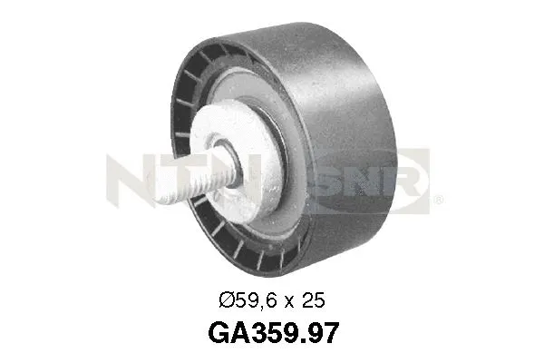 Deflection/Guide Pulley, V-ribbed belt (GA359.97)