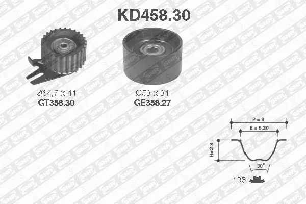 Timing Belt Kit (KD458.30)