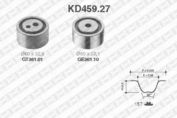 Timing Belt Kit (KD459.27)