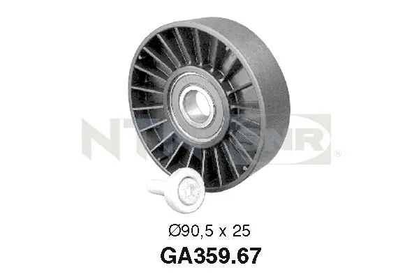 Deflection/Guide Pulley, V-ribbed belt (GA359.67)