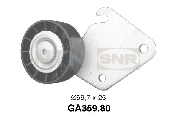 Deflection/Guide Pulley, V-ribbed belt (GA359.80)