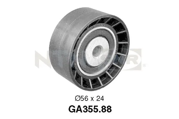 Deflection/Guide Pulley, V-ribbed belt (GA355.88)