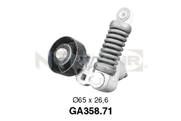 Tensioner Pulley, V-ribbed belt (GA358.71)
