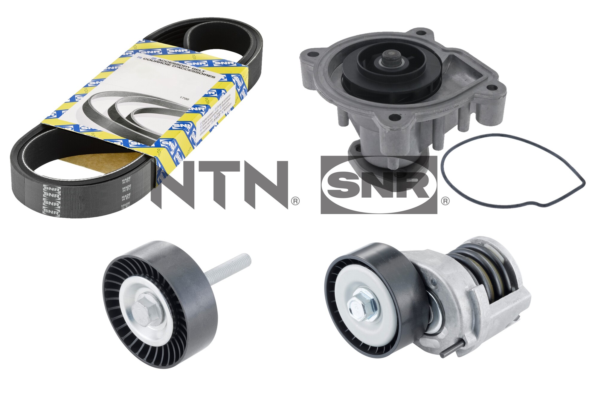 Water Pump + V-Ribbed Belt Kit (KAP857.140)