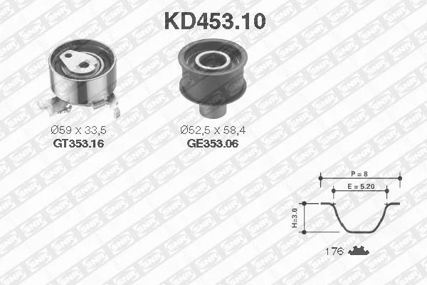Timing Belt Kit (KD453.10)