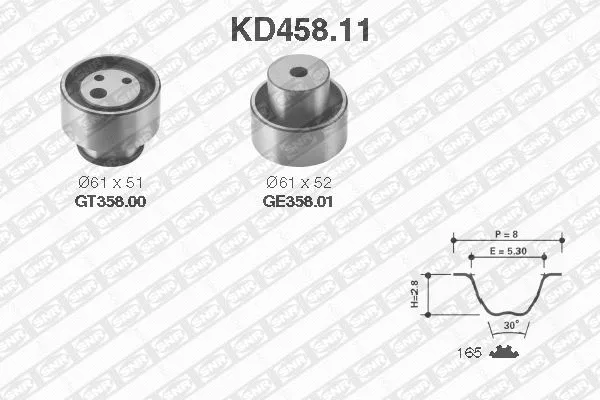 Timing Belt Kit (KD458.11)