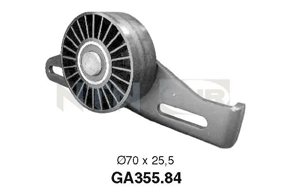 Tensioner Pulley, V-ribbed belt (GA355.84)