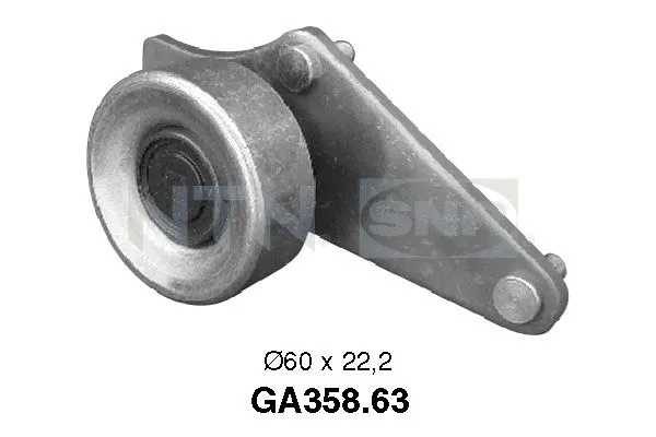 Tensioner Pulley, V-ribbed belt (GA358.63)