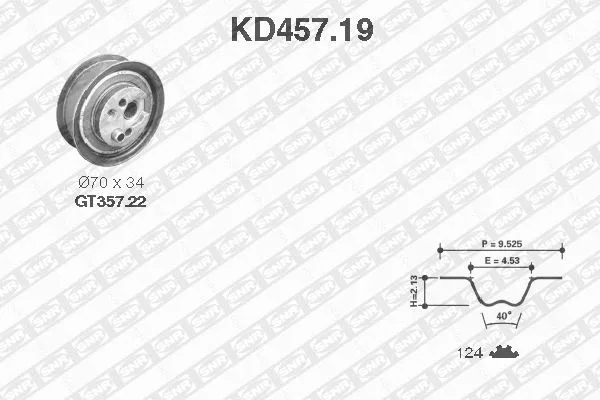 Timing Belt Kit (KD457.19)