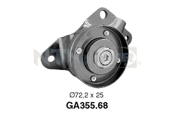 Tensioner Pulley, V-ribbed belt (GA355.68)