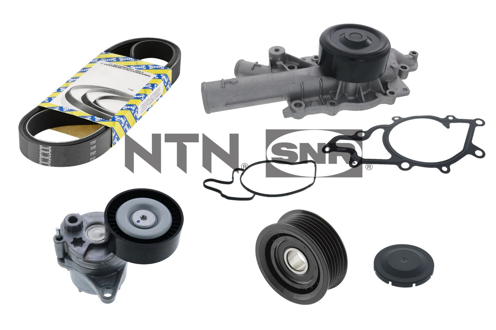 Water Pump + V-Ribbed Belt Kit (KAP851.011)