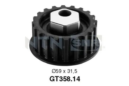 Tensioner Pulley, timing belt (GT358.14)