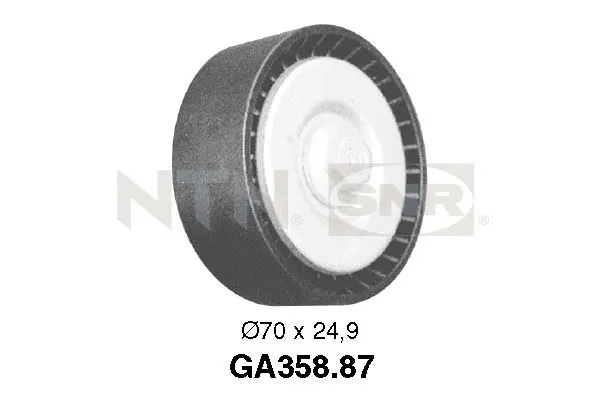 Deflection/Guide Pulley, V-ribbed belt (GA358.87)