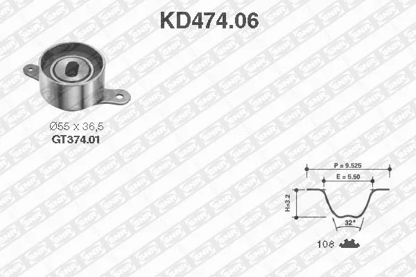 Timing Belt Kit (KD474.06)