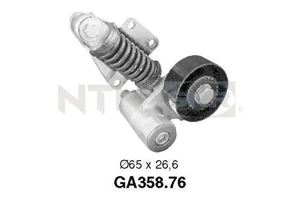Tensioner Pulley, V-ribbed belt (GA358.76)