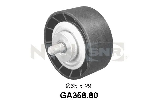 Deflection/Guide Pulley, V-ribbed belt (GA358.80)