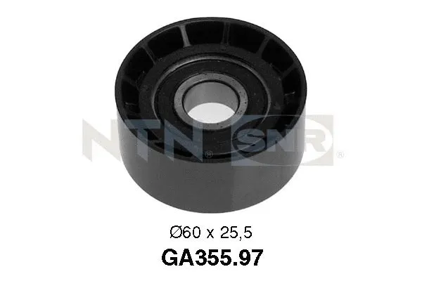 Deflection/Guide Pulley, V-ribbed belt (GA355.97)