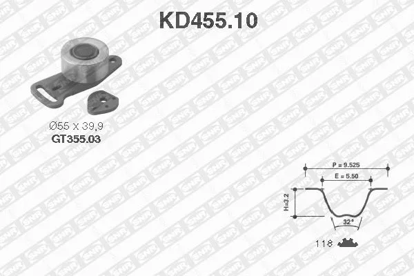 Timing Belt Kit (KD455.10)