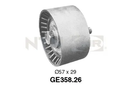 Deflection/Guide Pulley, timing belt (GE358.26)