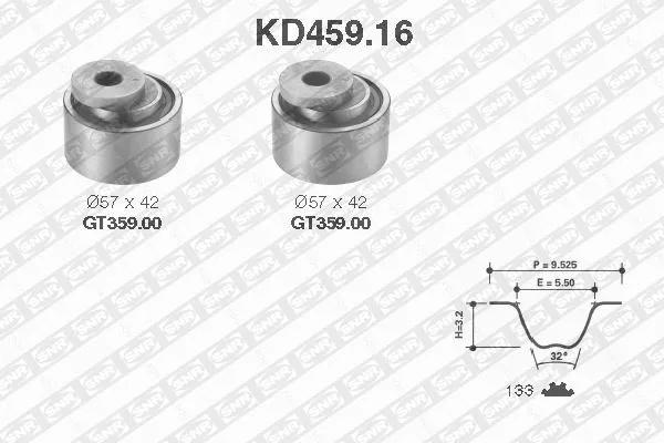 Timing Belt Kit (KD459.16)