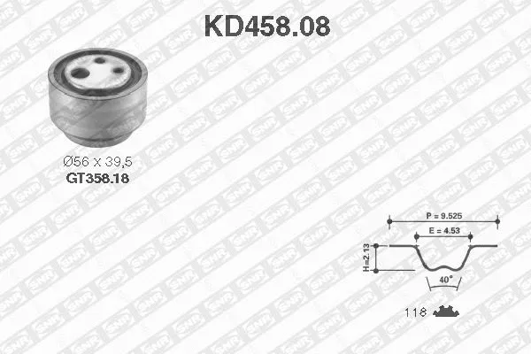Timing Belt Kit (KD458.08)